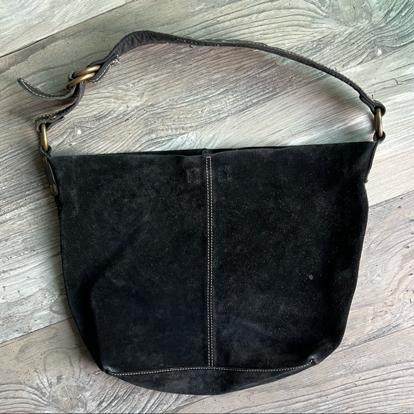 Handbags - Black Suede Purse
